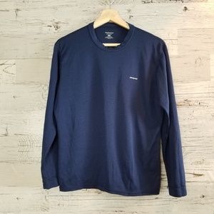Patagonia Capilene Blue Long Sleeve Base Layer
